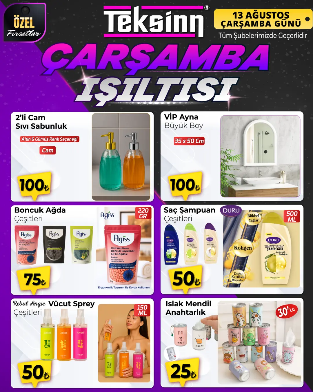 ÇARŞAMBA ÖZEL İNDİRİM IŞILTISI